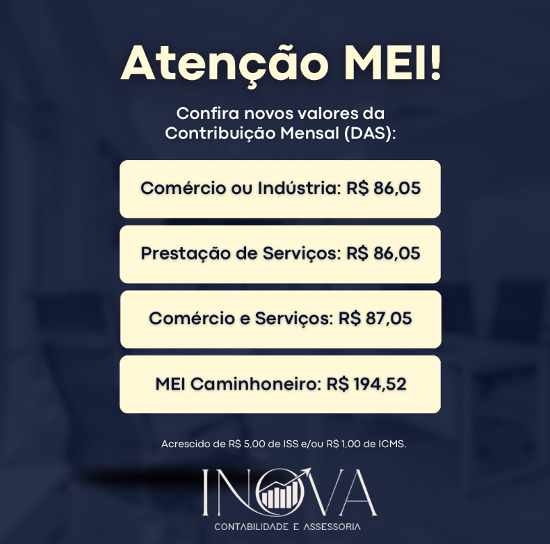 Conteúdo da Inova Contabilidade no Instagram